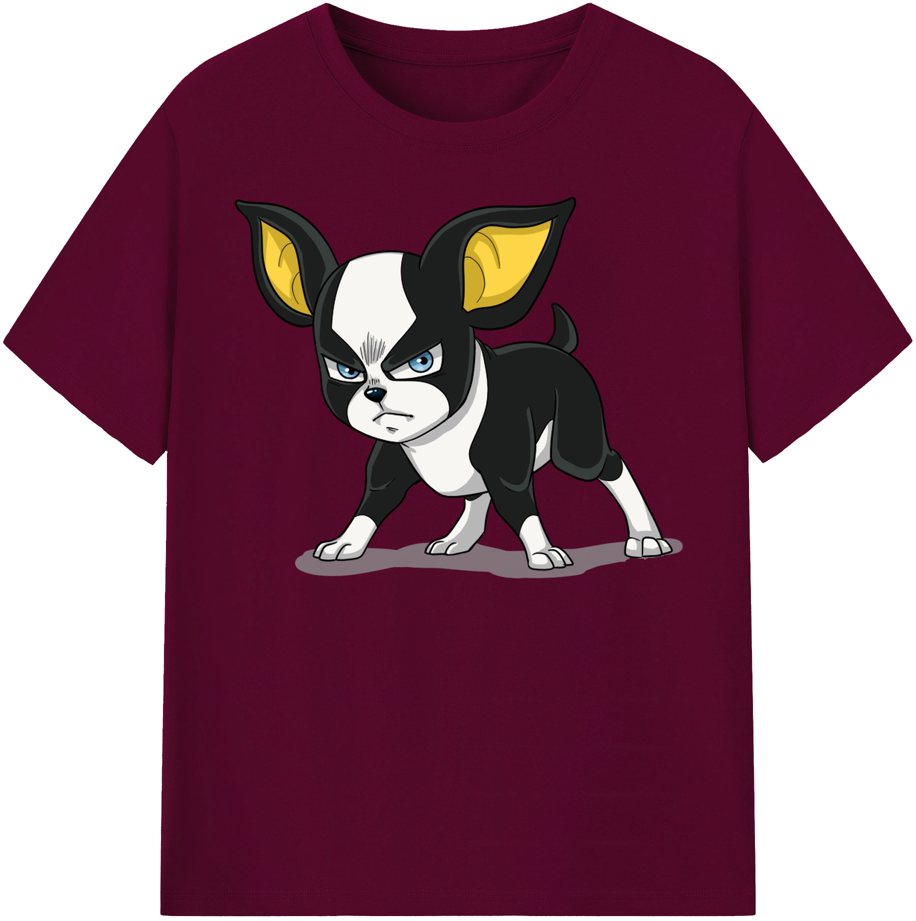 （画像用） ジョジョの奇妙な冒険 イギー JoJo's Bizarre Adventure Iggy レディースカジュアルプリントTシャツ（綿100％）